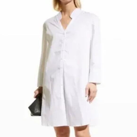 Harshman NWT Toula Pleated-Back Cotton Tunic Dress Size L - Picture 1 of 4